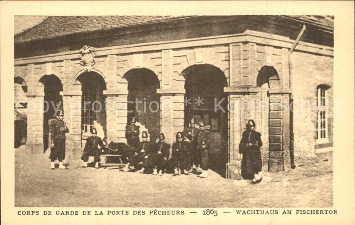 Strassburg Elsass Wachthaus am Fischertor