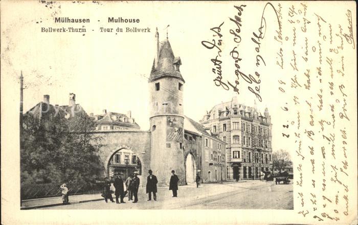 Mulhouse Muehlhausen Bollwerk Turm