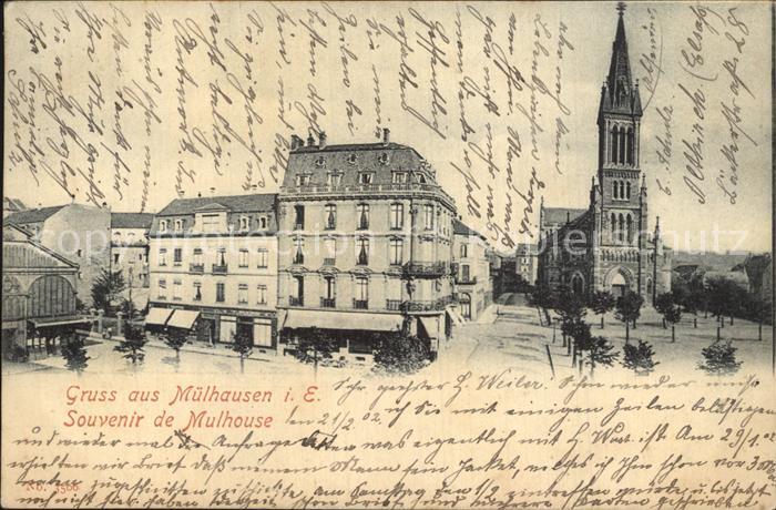 Mulhouse Muehlhausen Stadtansicht