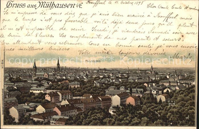 Mulhouse Muehlhausen Panorama