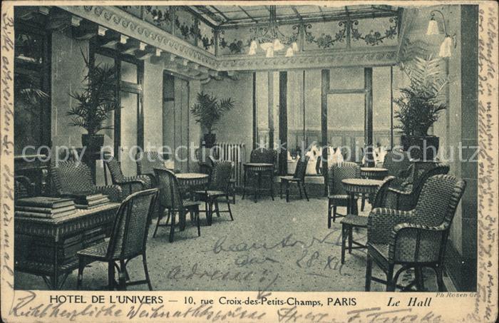 Paris Hotel de L Univers Halle