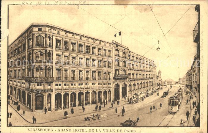 Strassburg Elsass Grand Hotel de la Ville de Paris