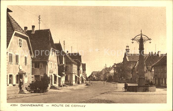 Dannemarie Haut-Rhin Route de Cernay