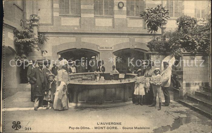 Auvergne Region Puy de Dome Mont Dore Source Madeleine
