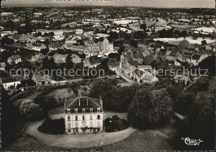Marcillat-en-Combraille Luftaufnahme Chateau Courtloux