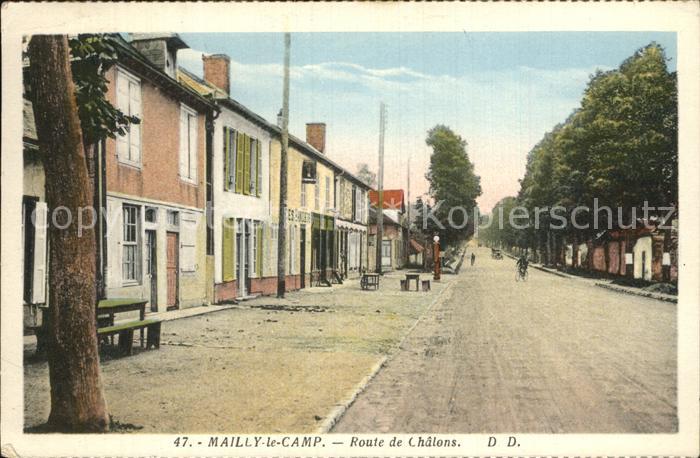 Mailly-le-Camp Route de Chalons