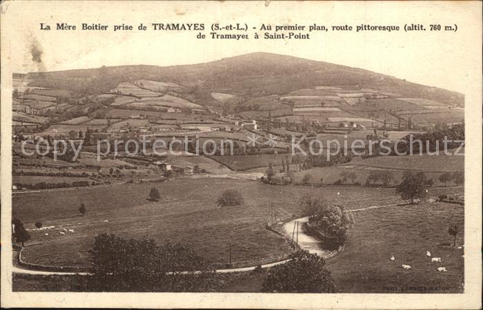 Tramayes Panorama Route de Tramayes a Saint Point