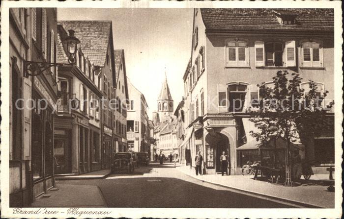 Hagenau Elsass Grande Rue