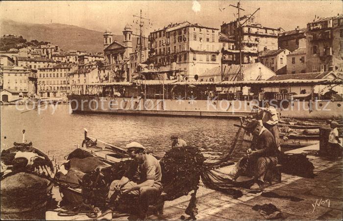 Bastia Les Quais du Vieux Port Bateau Pecheurs Collection La Douce France