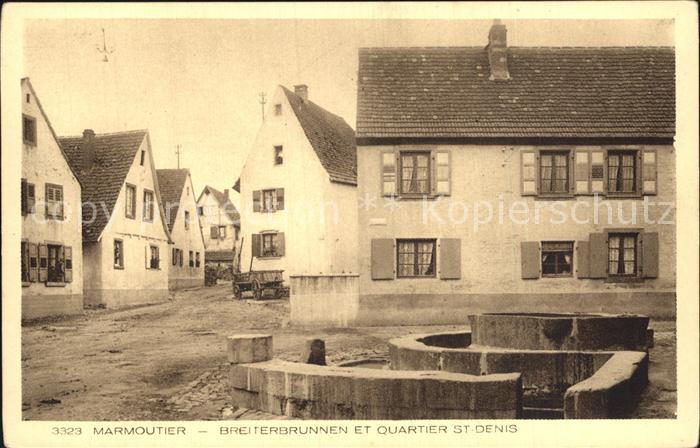 Marmoutier Breiterbunnen Quartier St Denis Collection l'Alsace