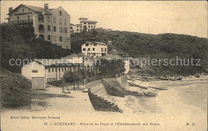 Guethary Hotel de la Plage Etablissement des Bains