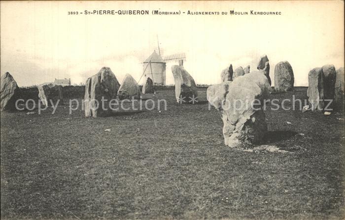 Saint-Pierre-Quiberon Alignements du Moulin Kerbournec
