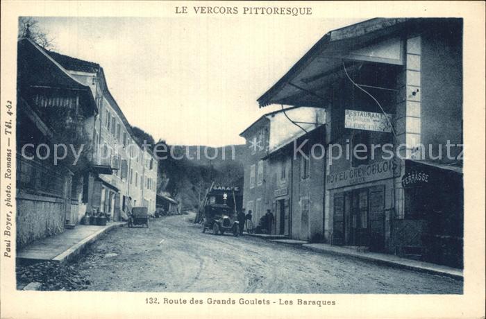 Le Vercors Route des Grands Goulets Les Baraques