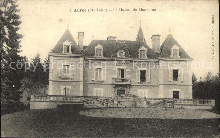 Aurec-sur-Loire Chateau de Chazourne Schloss