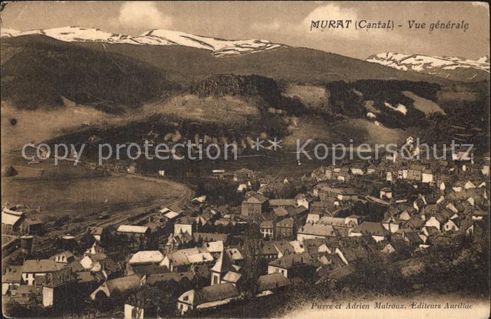Murat Cantal Vue generale Montagnes