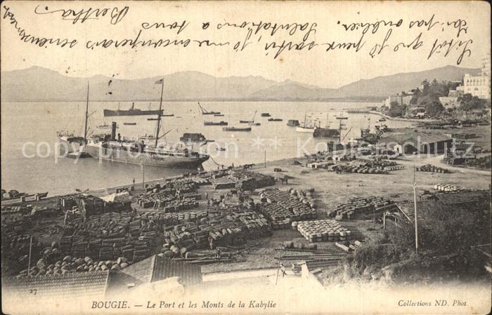 Bougie Bejaia Algeria Le Port et les Monts de la Kabylie