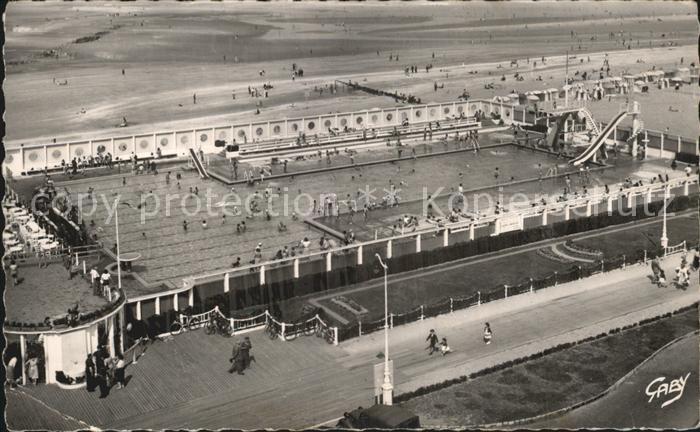 Trouville-sur-Mer Deauville Piscine Plage vue aerienne