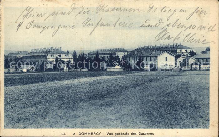 Commercy Meuse Vue generale des casernes