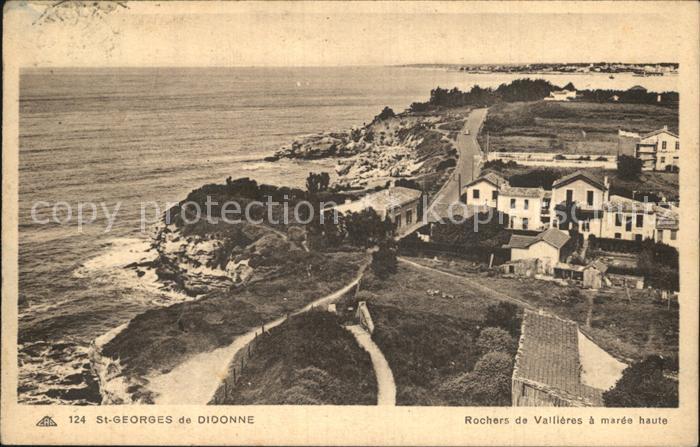 Saint-Georges-de-Didonne Rochers de Vaillieres a maree haute