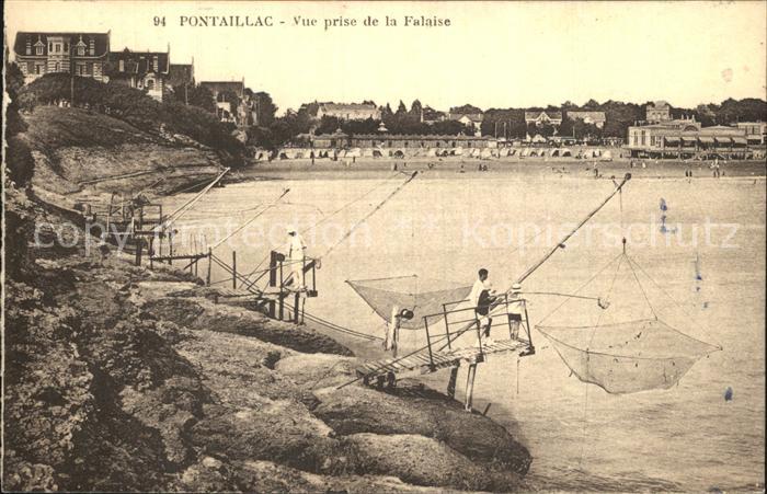 Pontaillac Vue prise de la Falais Pecheurs