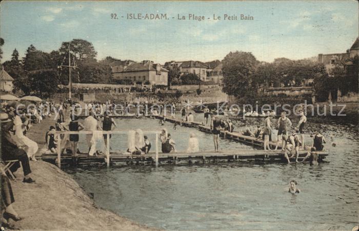 L Isle-Adam La Plage le petit bain