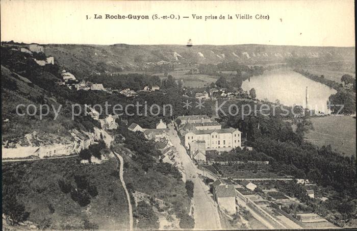 La Roche-Guyon Vue prise de la Vieille Cote