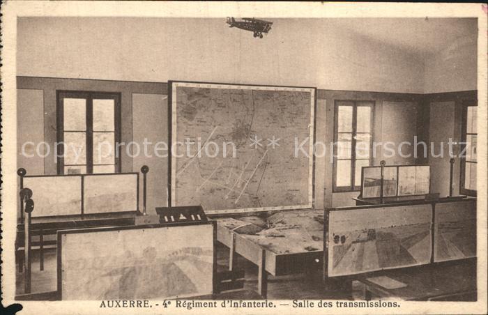 Auxerre Regiment d Infanterie Salles des transmissions