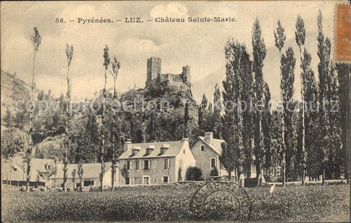 Luz-Saint-Sauveur Hautes Pyrenees Chateau Sainte Marie