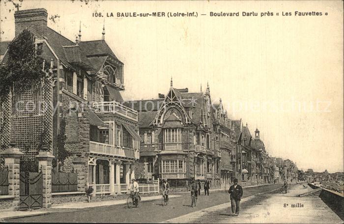 La Baule sur Mer Boulevard Darlu pres Les Fauvettes