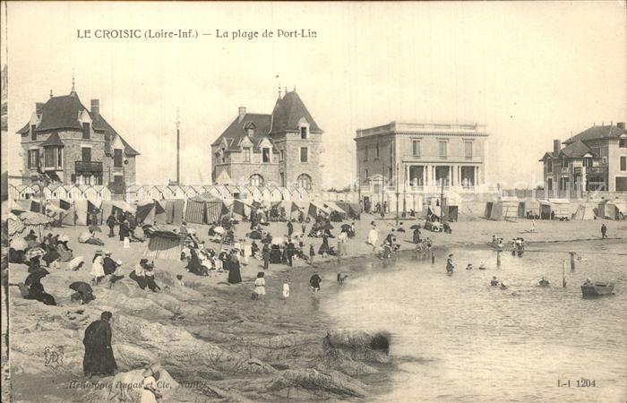 Le Croisic La plage et Port Lin