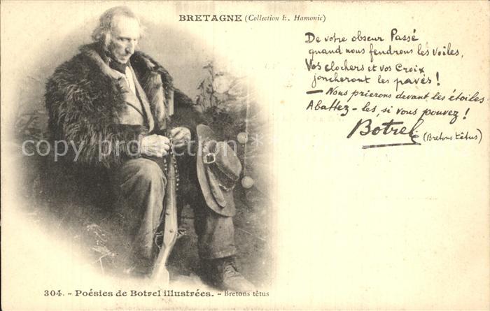 Bretagne Region Poesis de Botrel illustrees