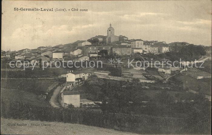 Saint-Germain-Laval Loire Vue generale cote ouest