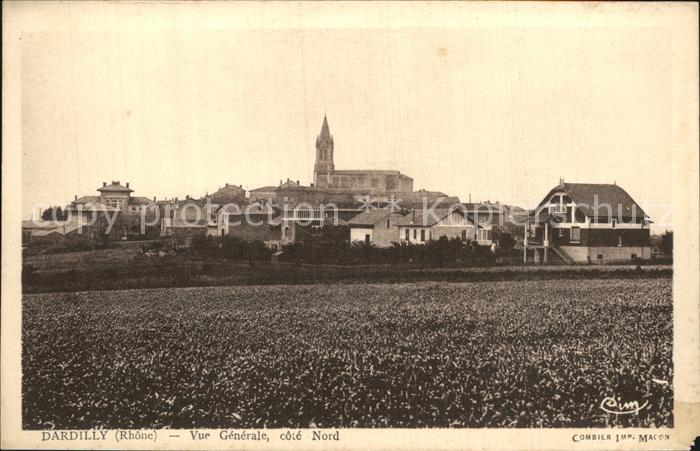 Dardilly Vue generale cote Nord Eglise