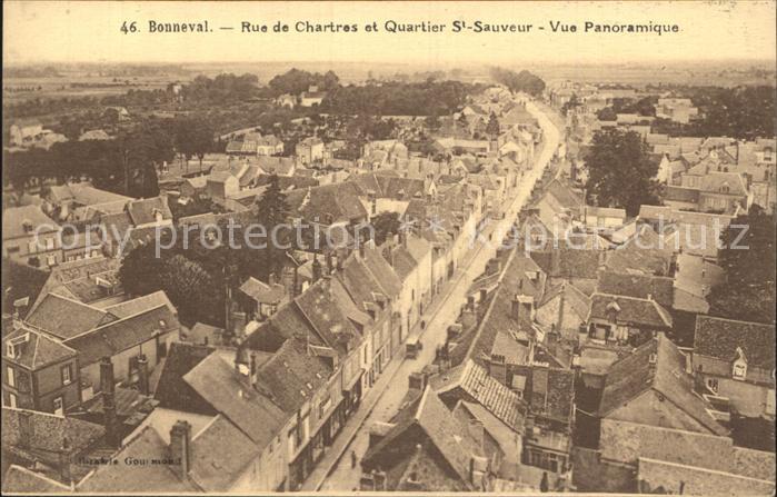 Bonneval d Eure-et-Loir Rue de Chartres Quartier Saint Sauveur