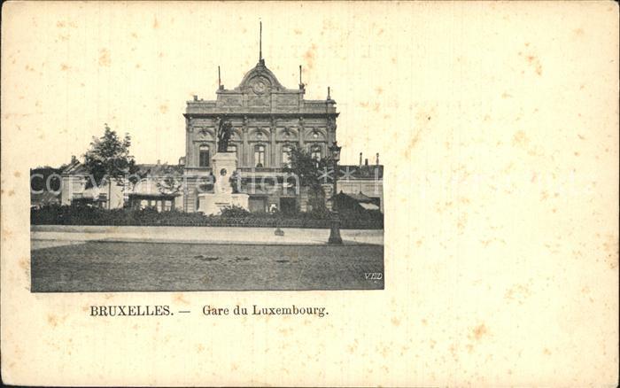 Bruxelles Bruessel Gare du Luxembourg Monument