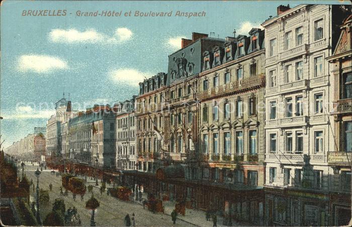 Bruxelles Bruessel Grand Hotel Boulevard Anspach