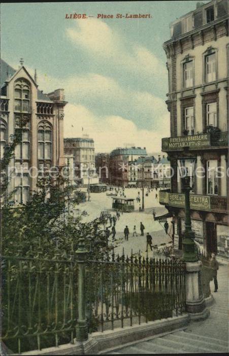 Liege Luettich Place Saint Lambert