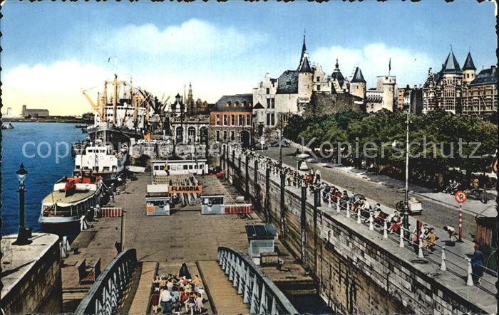 Antwerpen Anvers Embarcadere et le Steen