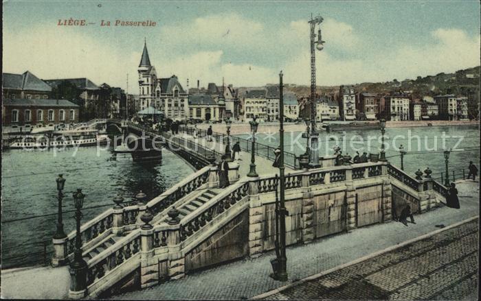 Liege Luettich La Passerelle Pont