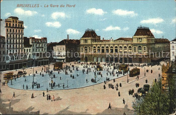 Bruxelles Bruessel La Gare du Nord Bahnhof