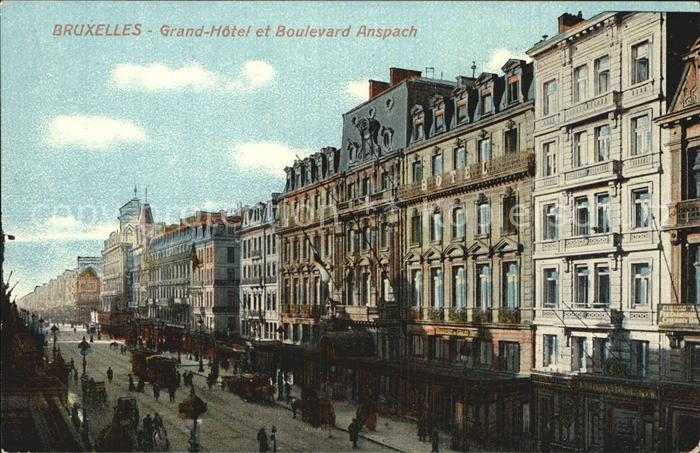 Bruxelles Bruessel Grand Hotel Boulevard Anspach