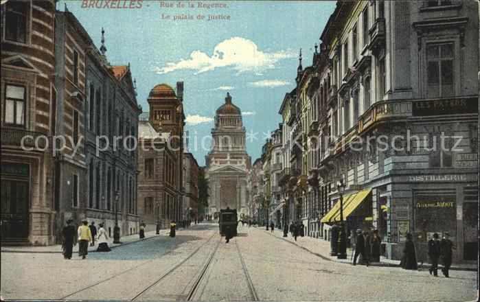 Bruxelles Bruessel Rue de la Regence Palais de Justice