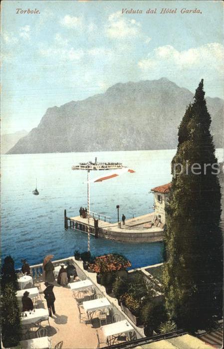 Torbole Lago di Garda Blick vom Hotel Garda