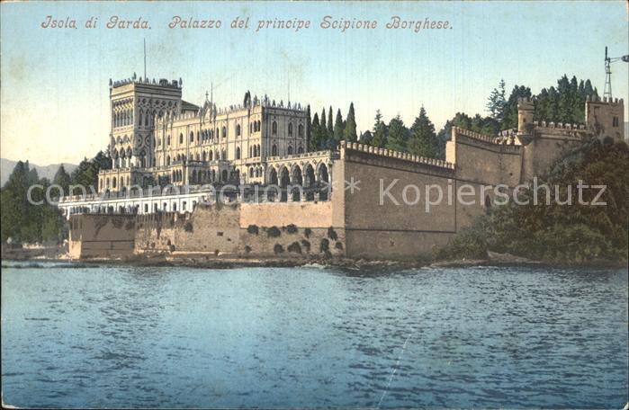 Isola di Garda Palazzo del principie Scipione Borghese