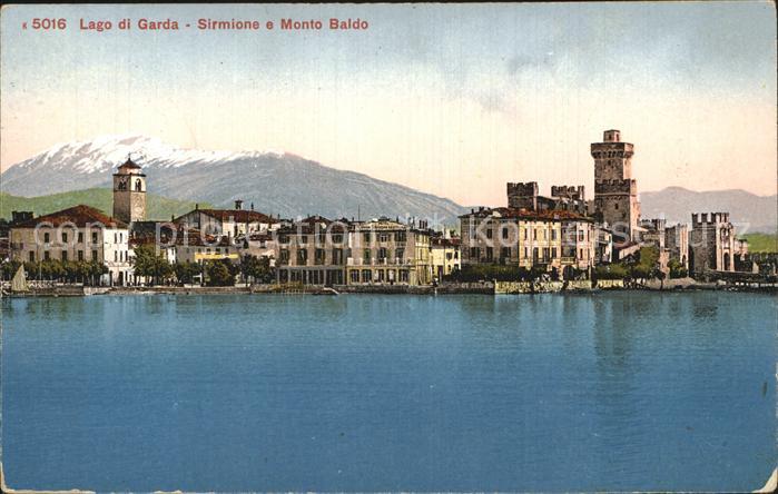Sirmione Lago di Garda Schloss Monte Baldo
