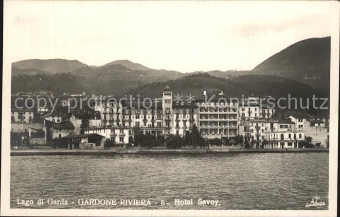 Gardone Garda Hotel Savoy