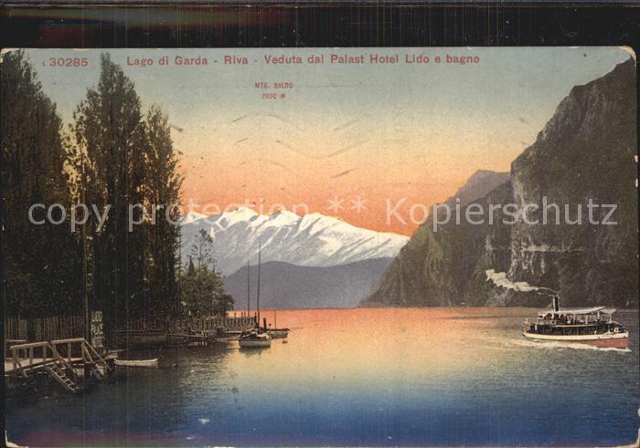 Riva del Garda Blick vom Palast Hotel