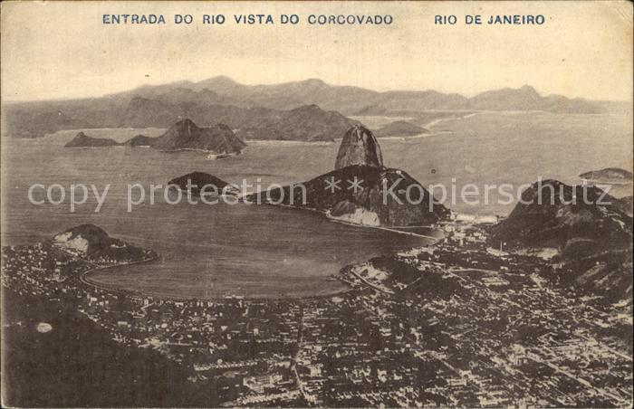 Rio de Janeiro Entrada do Rio Vista do Corcovado