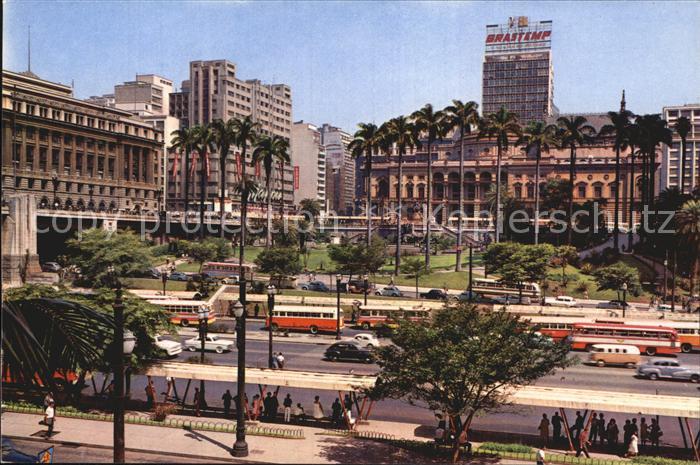 São Paulo Vista parcial Vale do Anhangabau
