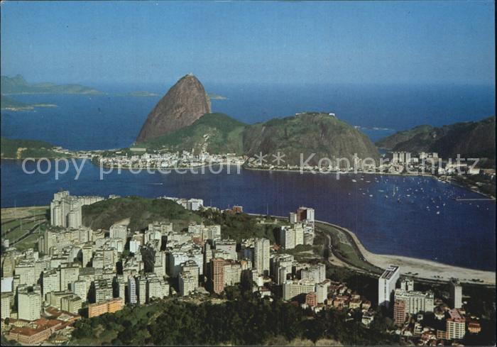 Rio de Janeiro Pao de Acucar e Praia do Flamengo